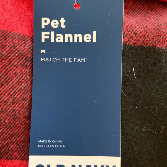 Old Navy: Pet Flannel Shirt NWT - Picture 4 of 4